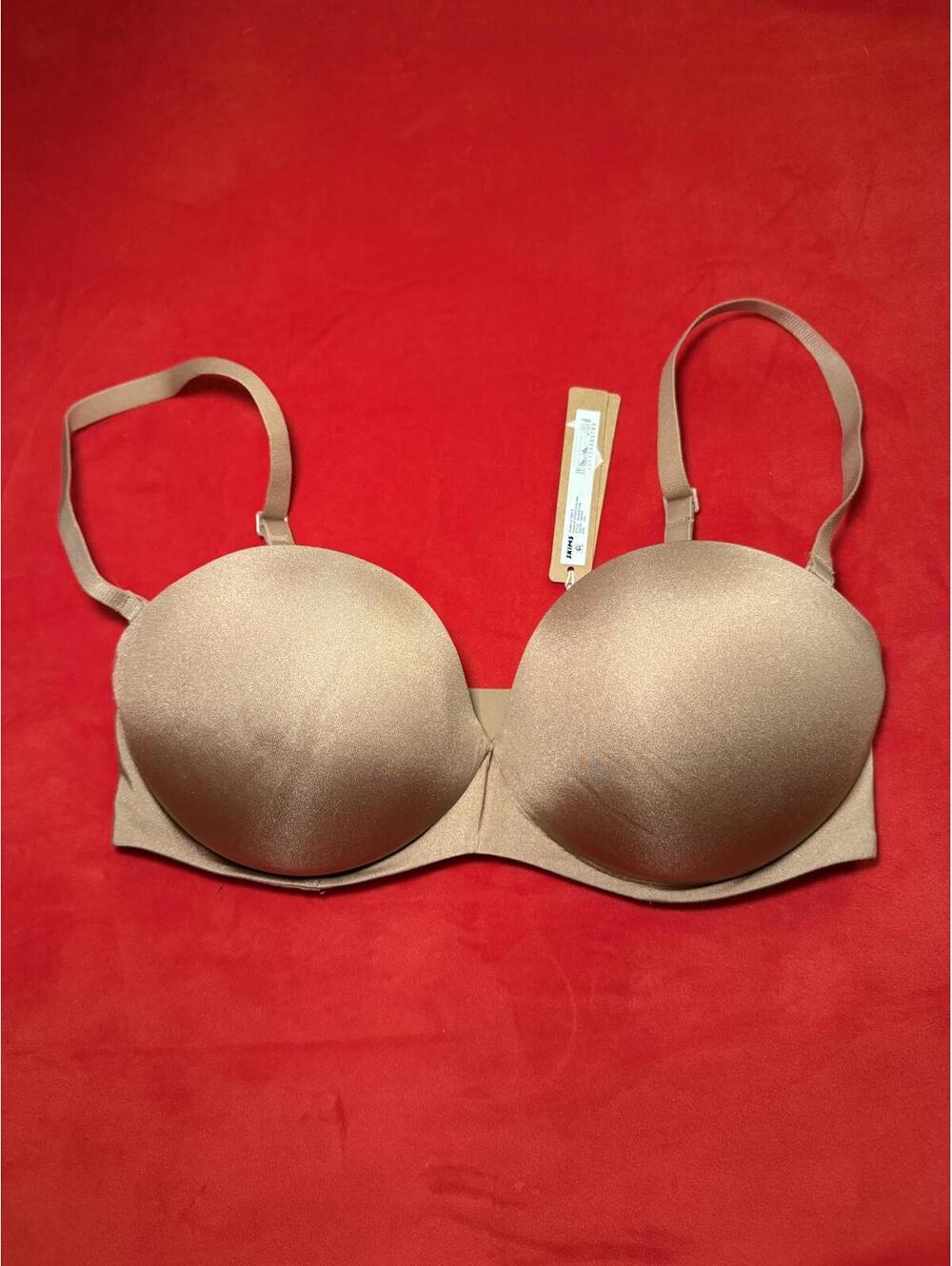 Skims Ultimate Push Up Strapless Bra Color Sienna Size 34D